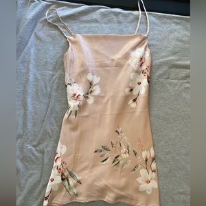 Princess Polly Floral Satin Dress